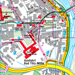 Stadtplan Bad Tolz