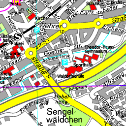 Stadtplan Schopfheim