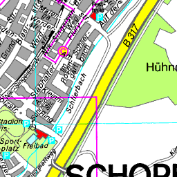 Stadtplan Schopfheim - 